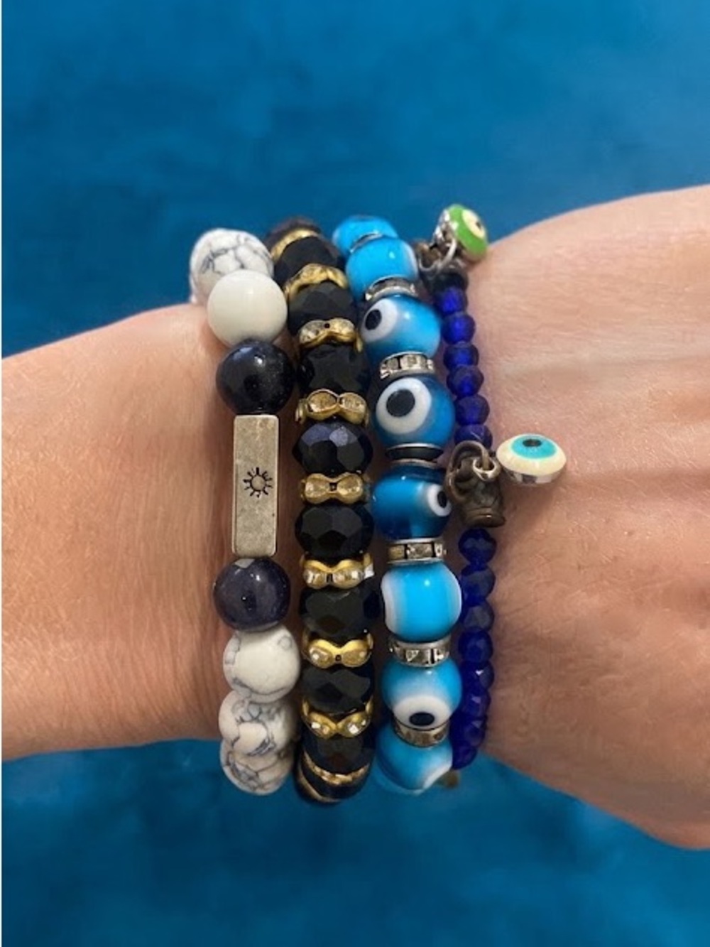 Beautiful elastic custom bracelets